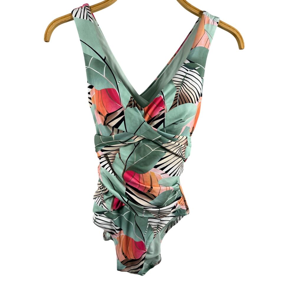 Calia One Piece Tropical Floral Swimsuit Size 6
